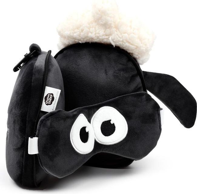 Produktbild Puckator Relaxeazzz Plüsch Shaun (Kopf- & Nackenkissen, Schlafmaske)