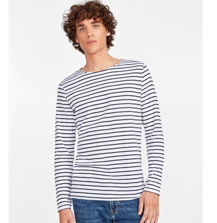 Produktbild Sols Marine TShirt gestreift langärmlig (XXL)
