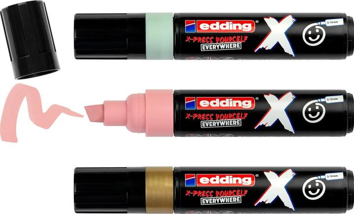 Image du produit Edding 6900 X Multimarqueurs, lot de 3 (Couleur pastel, 10 mm, 3 x)