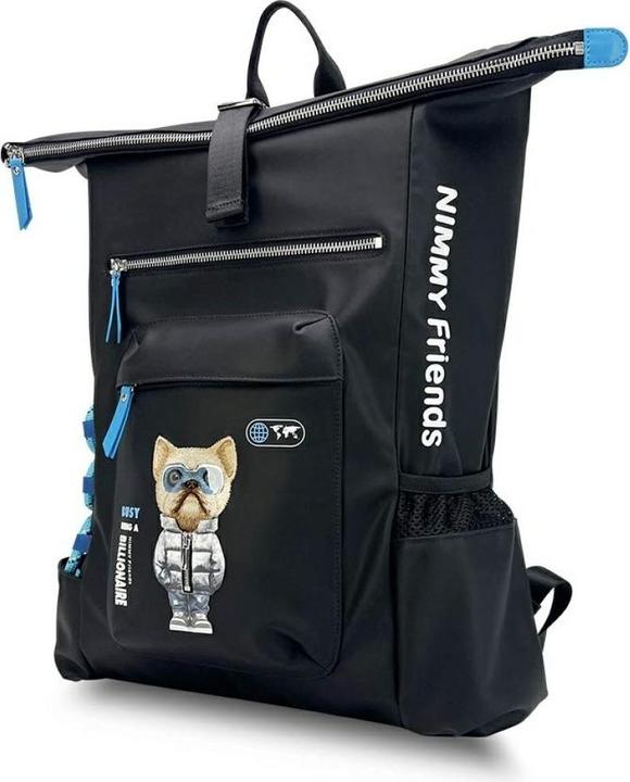 Nimmy Cool&Cute 2.0 Dog laptop backpack black