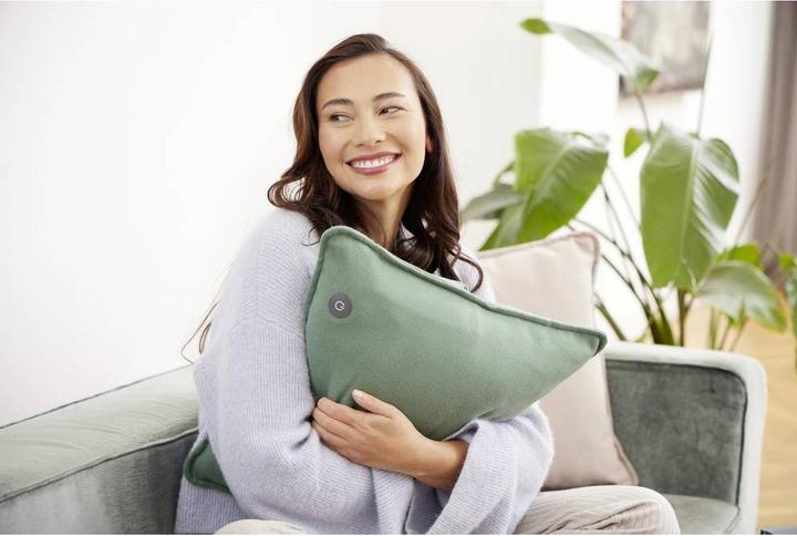 Actual product image Medisana HC 250 Interior Cushion Line green (40 x 40 x 18 cm)