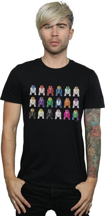 Actual product image Star Wars Mens R2 Units T-Shirt (M)
