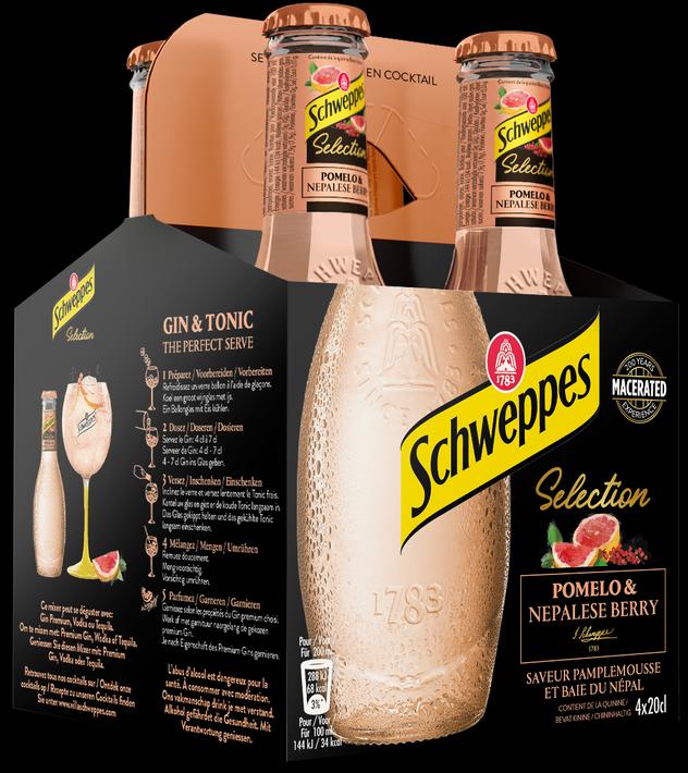 Image du produit Schweppes Sélection Pomelo Berry (12 x 20 cl)