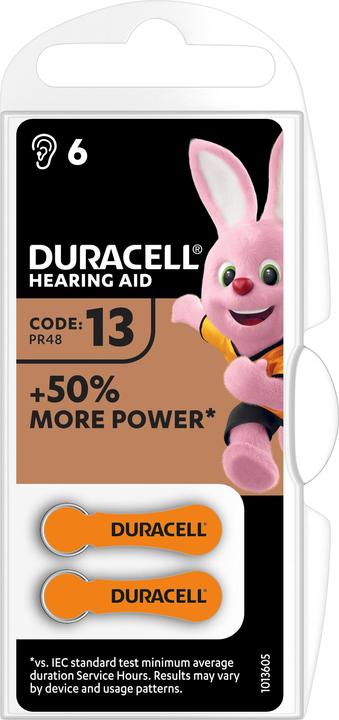 Duracell Electronics Easy Tab (6 Stk., A13, 290 mAh)