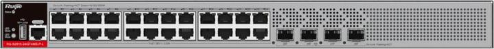 Produktbild Ruijie 24 Ã 10/100/1000Base-T copper ports with auto-negotiation, 4 Ã 1GE/2.5GE SFP ports, 2 built-in fix (24 Ports)