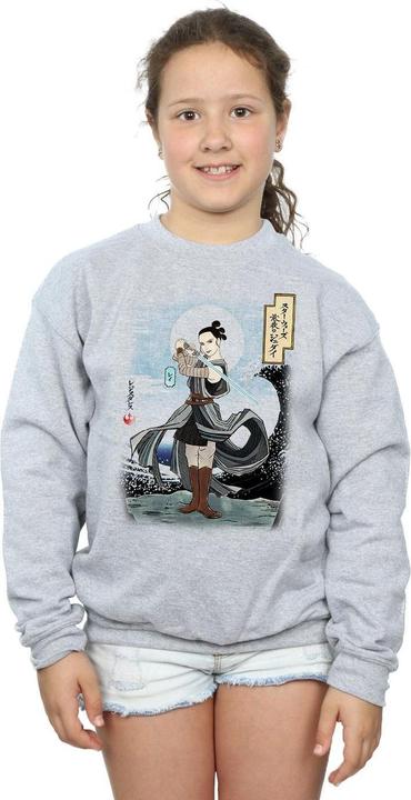 Produktbild Star Wars The Last Jedi Japanese Rey Sweatshirt Mädchen (140, 146)