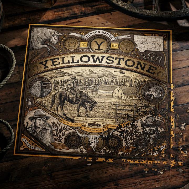 Produktbild Theory11 Yellowstone Multi-Dimensionales Puzzle (1000 Teile) (1000 Teile)
