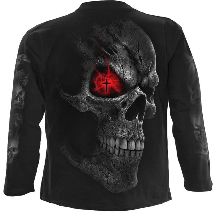 Actual product image Spiral Unisex Adult Death Stare Long-Sleeved T-Shirt (M)