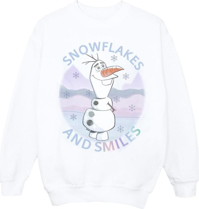 Produktbild Disney Frozen 2 Olaf Snowflakes And Smiles Sweatshirt Jungen (152, 158)