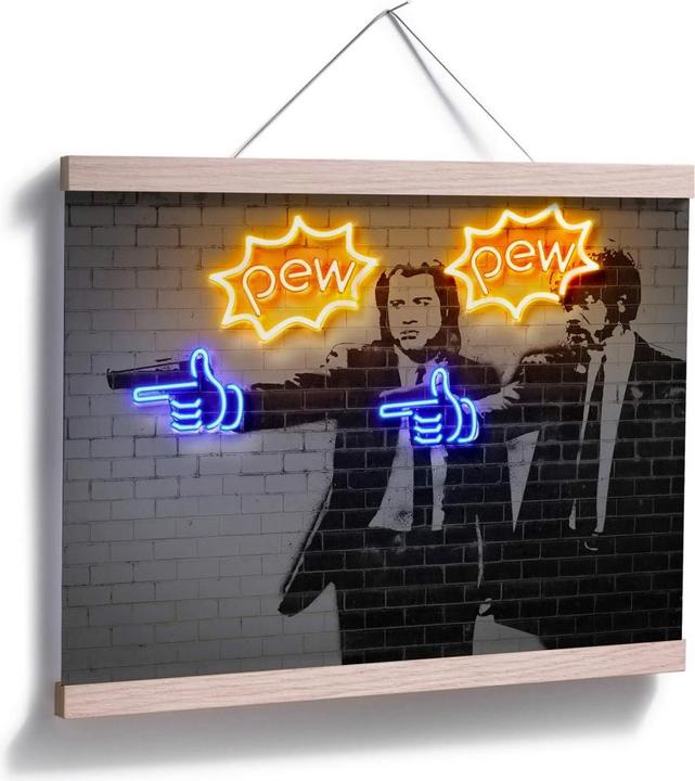 Produktbild Trenddeko Pew Pew (30 x 24 cm)