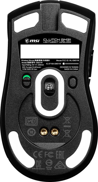 Productafbeelding MSI Clutch GM31 (Draadloze, Bedraad)