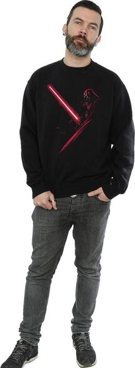 Actual product image Star Wars Mens Darth Vader Shadow Sweatshirt (L)