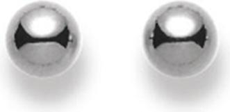Produktbild Muau Stud earrings white gold 750, 5mm (750/18K Weissgold)