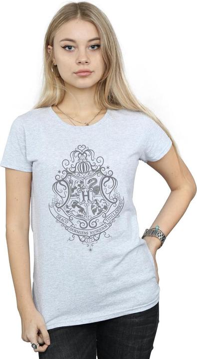 Immagine prodotto Hogwarts Draco Dormiens Crest Maglietta Donna (L)