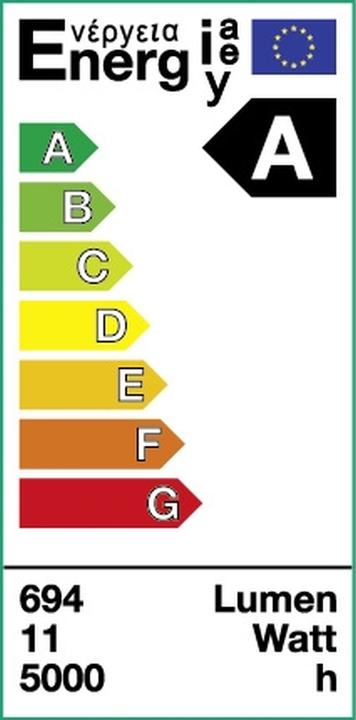 Energie-Label Hansa ECOSTAR - Klemmleuchte (694 lm, G23)