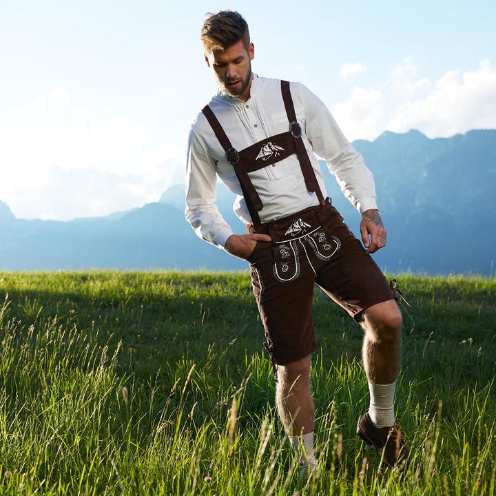 Actual product image tectake Vogelsang Lederhose (M)