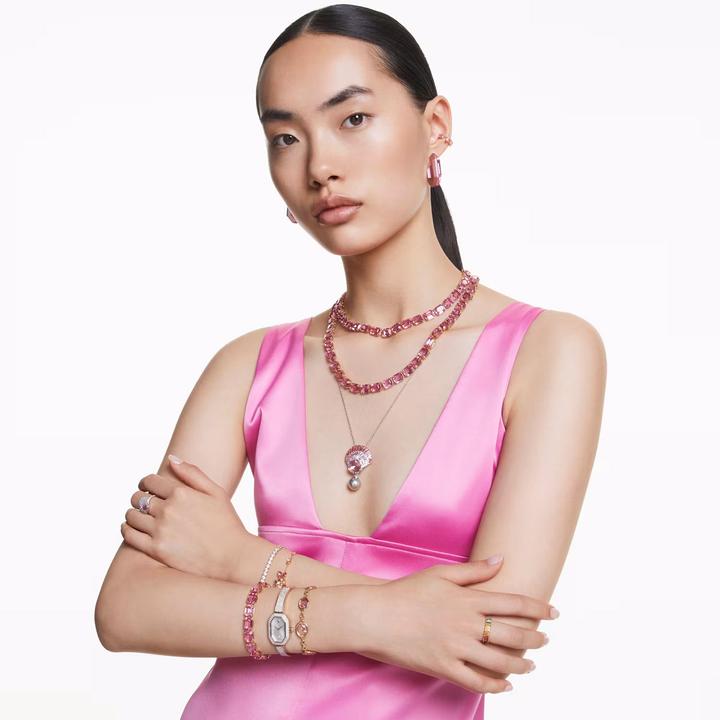 Produktbild Swarovski Millenia Armband Oktagon Schliff Rosa Gold (19 cm, Swarovski Metall)