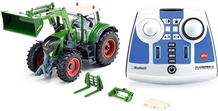 Actual product image Siku Fendt 933 Vario with front loader and Bluetooth