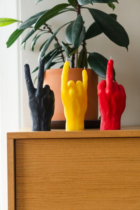 Actual product image Candle Hand You Rock (1 pcs.)