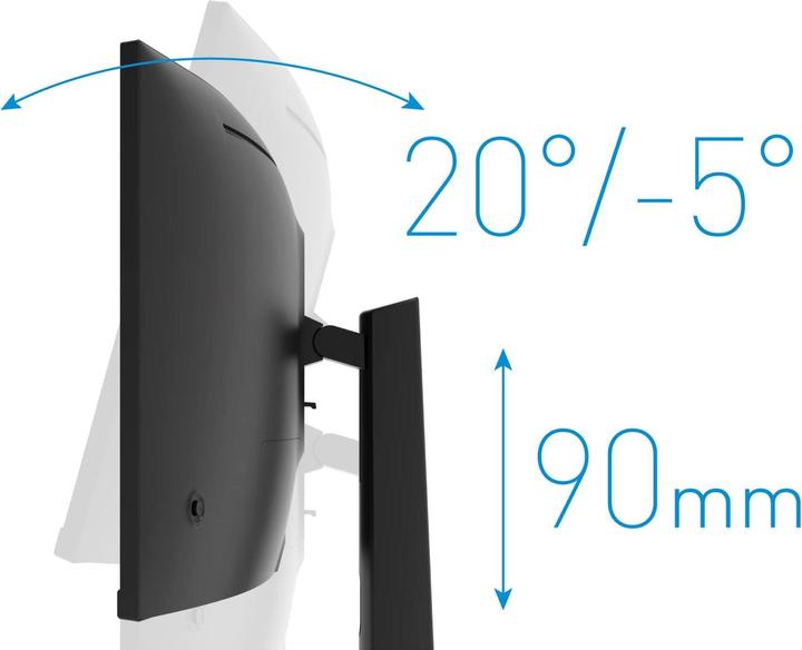 Actual product image Odys Monitor XP34 PRO-X (3440 x 1440 pixels, 34")