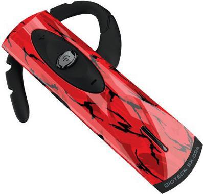Gioteck EX-02, cuffie da gioco Bluetooth, mono, PS3, rosso