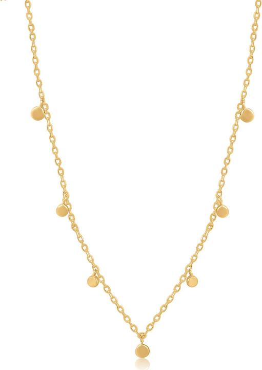 Produktbild Ania Haie 14Kt Gold Mixed Disc Halskette (585er Gelbgold, 38 cm)