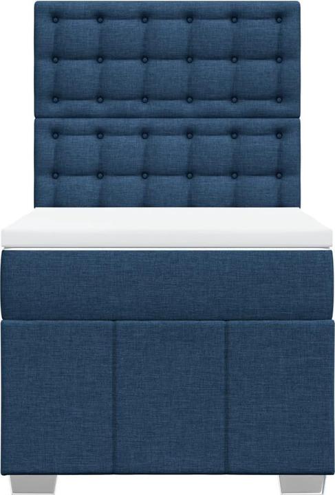 Image du produit VidaXL Bo x lit de saut avec matelas 90 x 200 cm Tissu (90 x 200 cm, 90 x 200 cm)