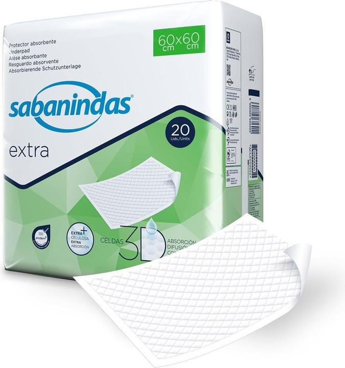 Actual product image Sabanindas Extra bed pad (60x60 cm) (20 x)