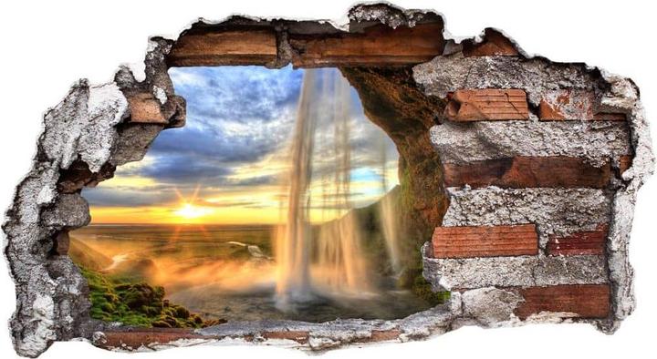 Produktbild Trenddeko 3D Seljalandsfoss Wasserfall (80 x 43 cm)