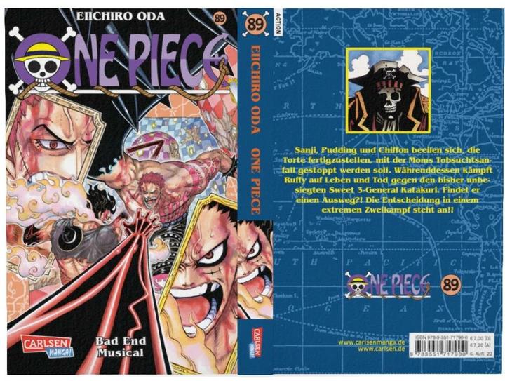 Actual product image One Piece 89 (German, Eiichiro Oda, 2019)