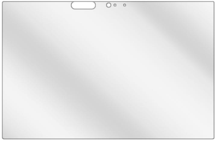 Actual product image Dipos Screen Protector Crystalclear (2 Piece, ThinkPad T470)