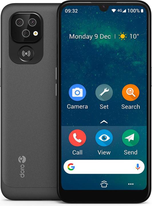 Produktbild Doro 8110 - gra - 4G smartphone - 32 G (32 GB, Grey, 6.10", Single SIM, 13 Mpx, 4G)