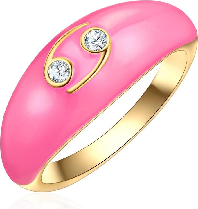 Immagine prodotto Glanzstücke München Anello da donna segno zodiacale Cancro - 35964 (52, 925 Argento)