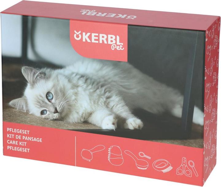 Actual product image Kerbl Pet cat grooming set 7 pieces (Dog)