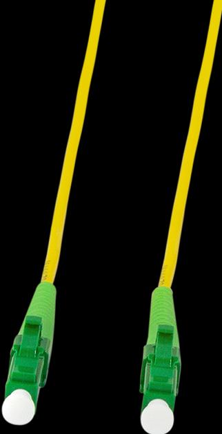 Actual product image LogiLink Fibre optic patch cable, 2x LC simplex, OS2, 10 m, yellow LC simplex plug (CAT6, 10 m)