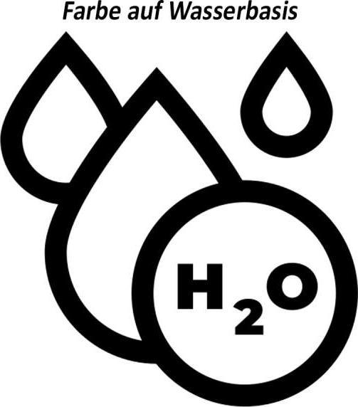 Produktbild trendmarkt24 Temperafarbe schwarz wasserlöslich 1l Kinder +3 Jahre Plakatfarben Kindergarten (Schwarz, 1000 ml)