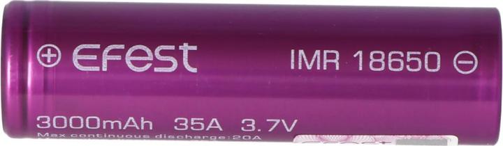 Image du produit Efest Accu Purple IMR 18650 / 35A Débit de courant (Flat Top) (1 pcs, 18650, 3000 mAh)