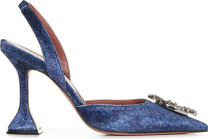 Immagine prodotto Amina Muaddi With Heel Blue (38)