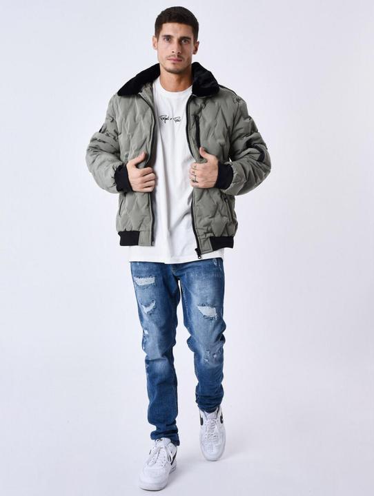 Actual product image Project X Paris Furry aviator collarPuffer Jacket (S)