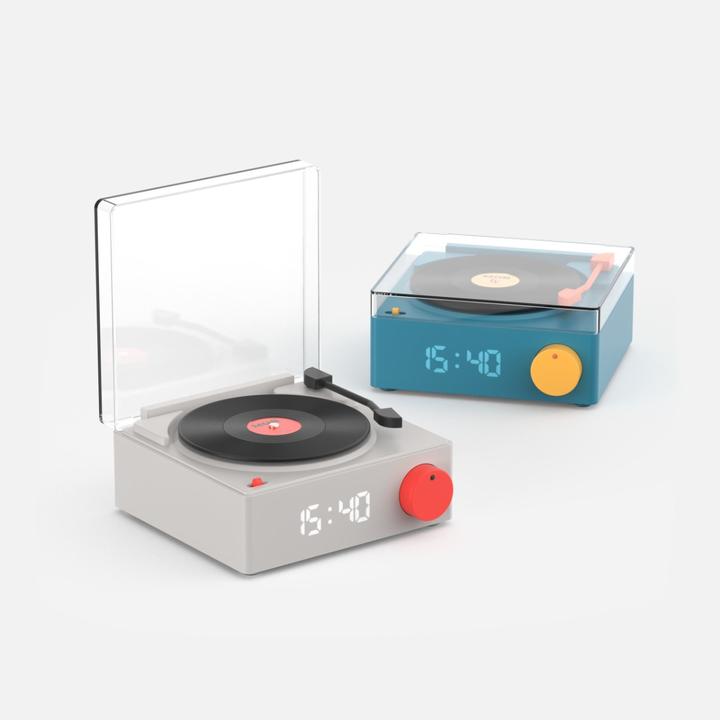 Produktbild Mobility on Board Retro Lautsprecher & Wecker VS-80 blau (8 h, Akkubetrieb)