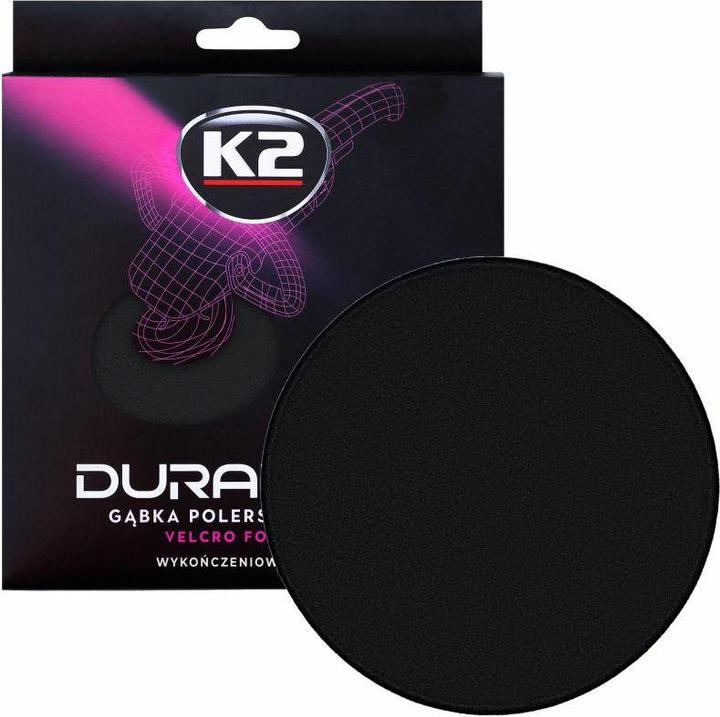 Actual product image GCS Finishing sponge, soft. Duraflex - Black sponge with Velcro fastener
