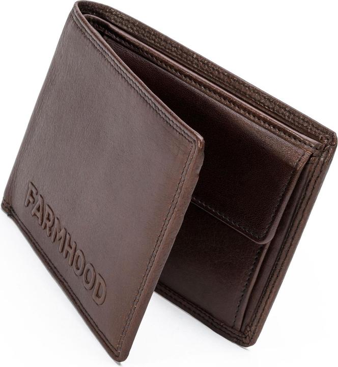 Immagine prodotto Farmhood Portafoglio Memphis con protezione RFID in pelle 12,5 cm