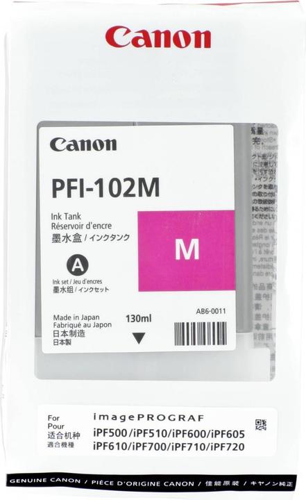 Image du produit Canon Pfi-102m (M)