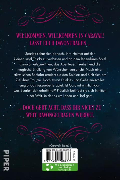 Produktbild Caraval (Deutsch, Stephanie Garber, 2023)