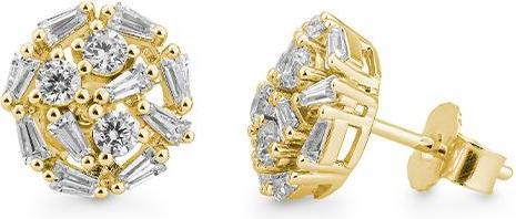 Breuning OHRSCHMUCK - BRILL. 0,90 Ct. G/if (750/18 K Gold)