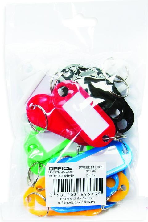 Produktbild Office Products Schlüsselanhänger, 50x20 cm, 20 stück, farbig sortiert