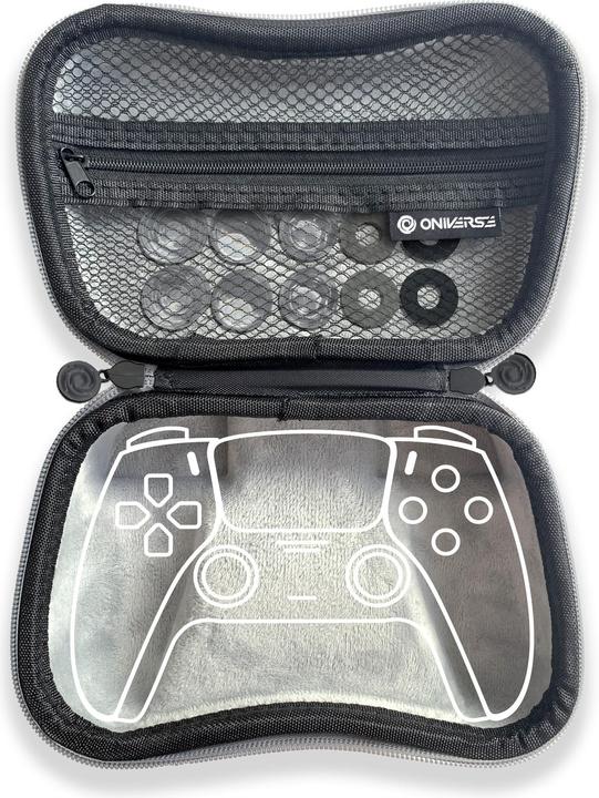 Image du produit Oniverse Controller Case With 10 Accessories 4 Rings 6 Silicon Cap - Grey