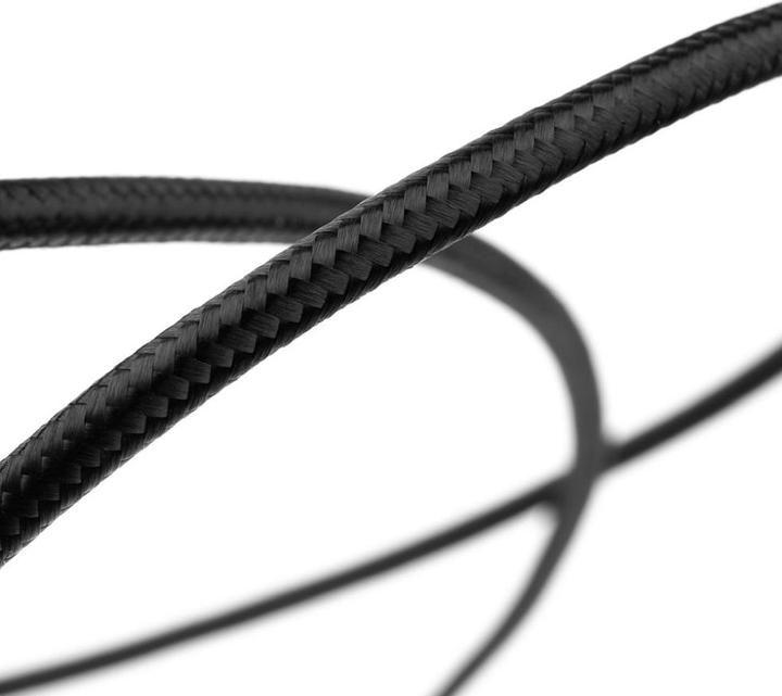 Actual product image Fixed Braided Cable USB-C/USB-C, 0,5m, 100W, black (0.50 m)