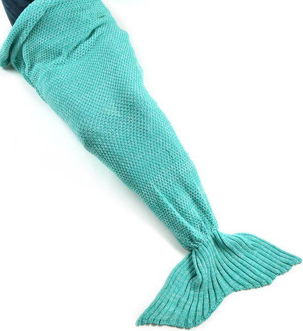 Produktbild MU Classic Meerjungfrau Strickdecke (70 x 130 cm)