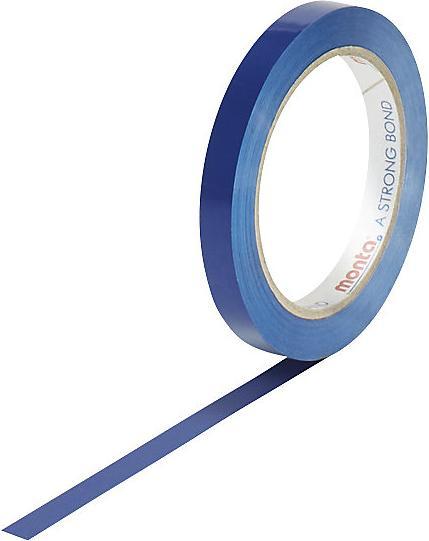 Immagine prodotto kaiserkraft Nastro adesivo, in PVC, colorato, conf. da 6 rotoli, blu, larghezza nastro 12 (12 mm)